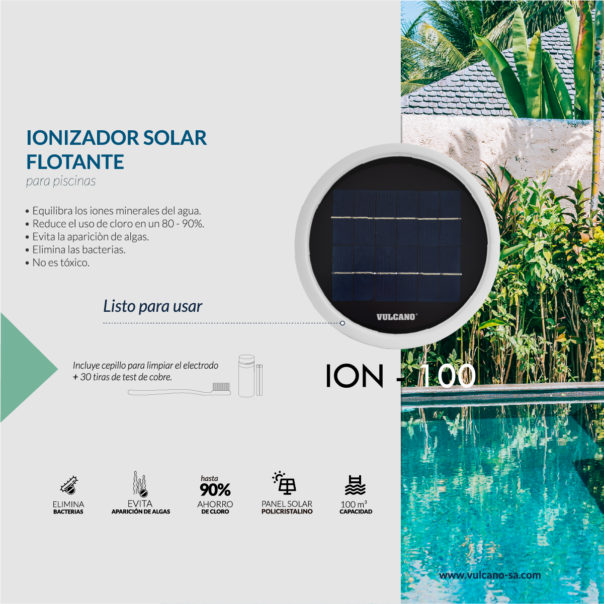 Ionizador solar ION - 100
