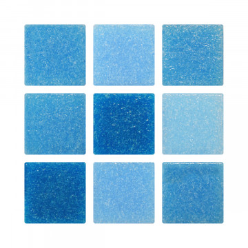 Venecita 2x2 - Mix Azul claro