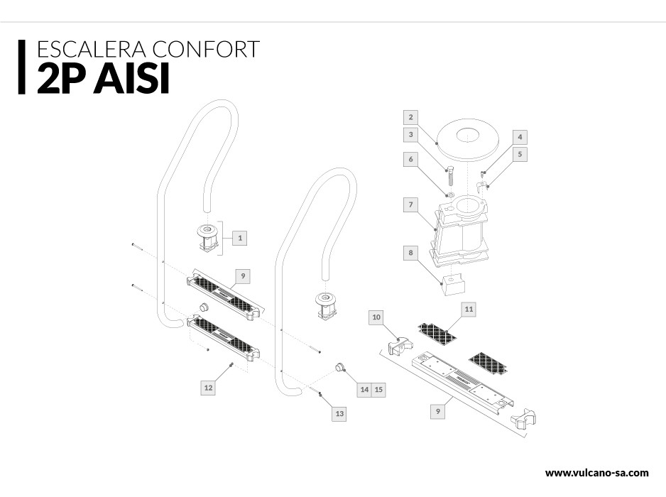 Escalera Confort 2 AISI